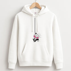 Pink Hanging Spider Hero  Unisex Hoodie