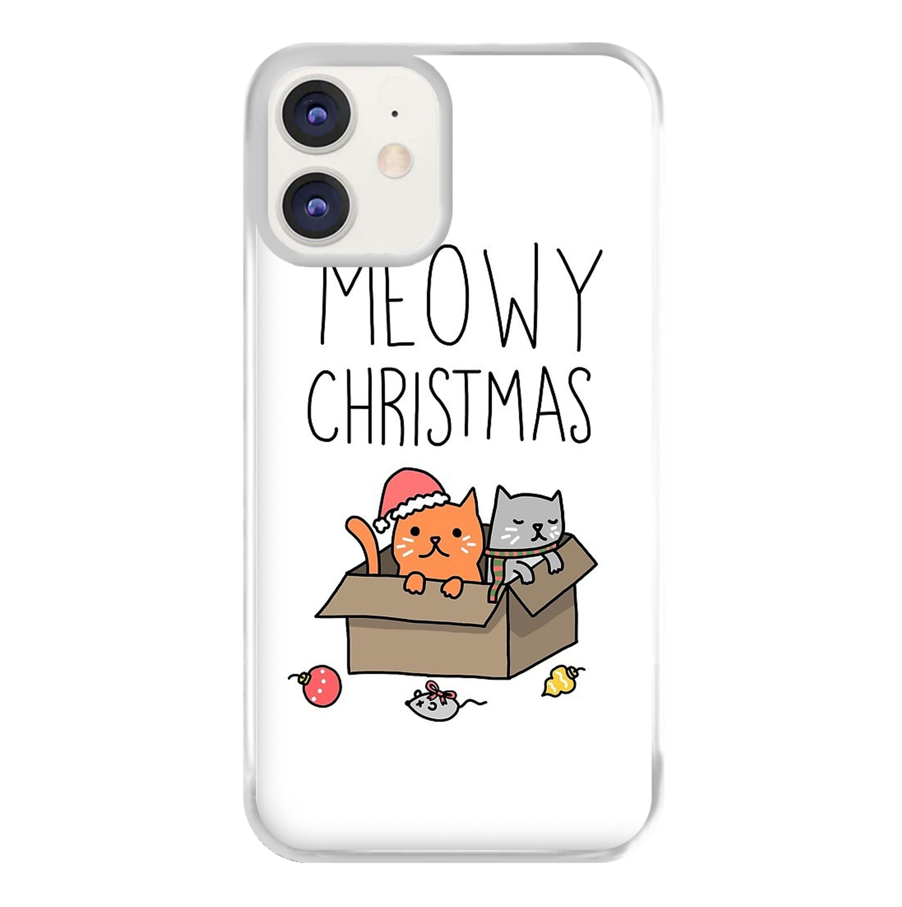 Meowy Christmas Phone Case