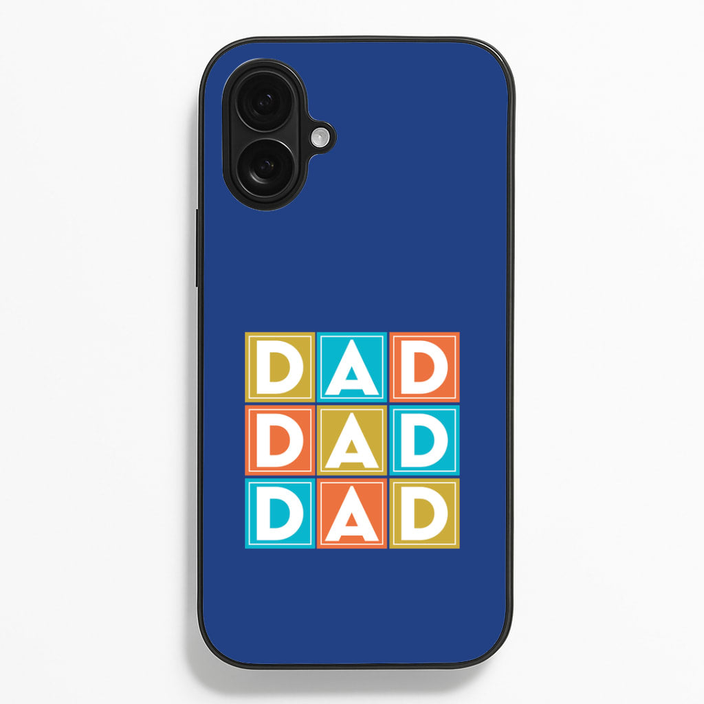 Dad Cubes iPhone 16 Plus Case
