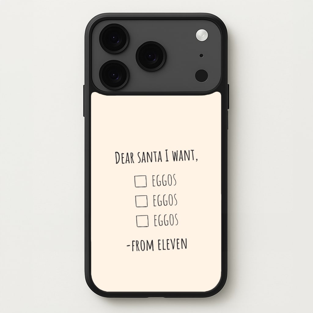 Eleven's Christmas List iPhone 17 Pro Max Case