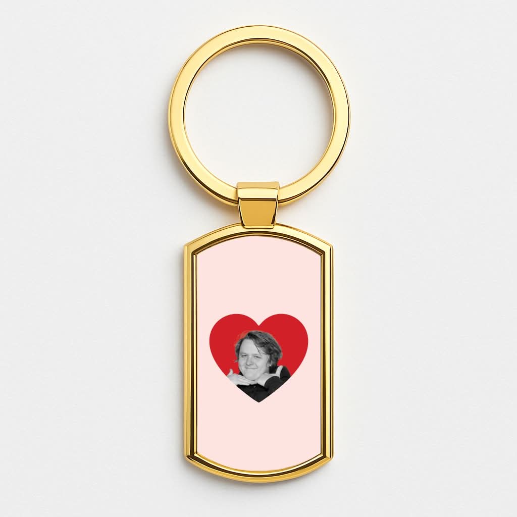 Love Lewis Gold Keyring