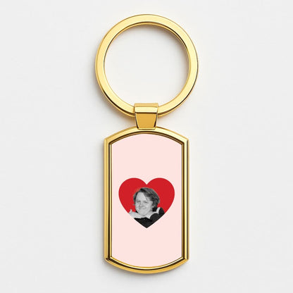 Love Lewis Gold Keyring