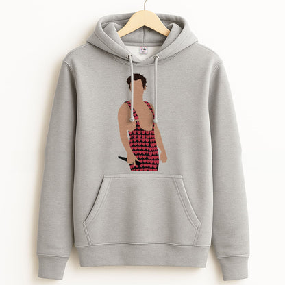 Harry Heart Jumpsuit Unisex Grey Hoodie