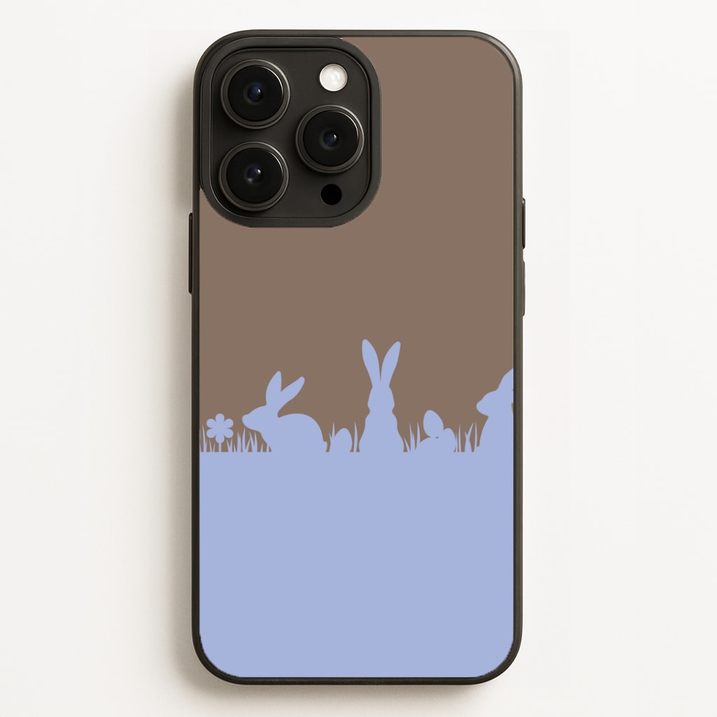 Bunny Outline  Phone Case for iPhone, Samsung Galaxy and Google Pixel