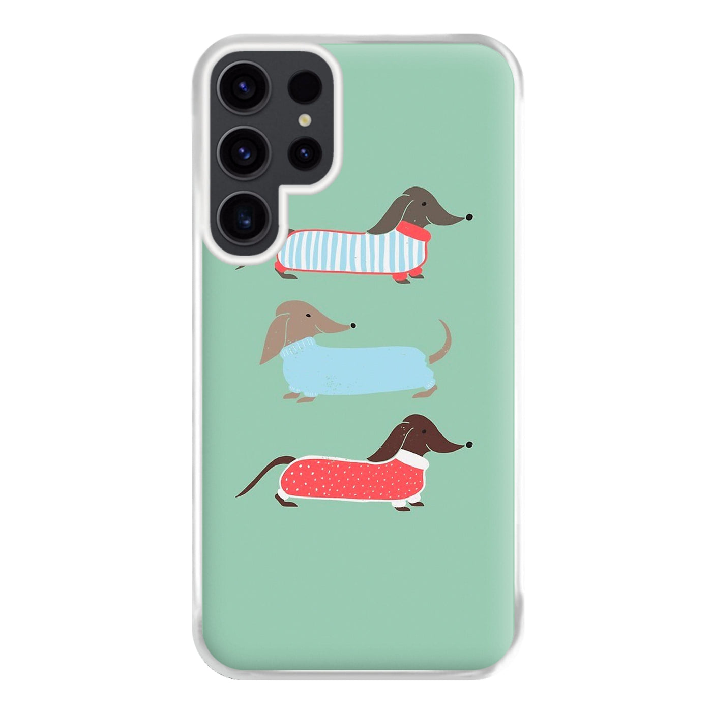 Sausage Dogs in Jumpers Phone Case