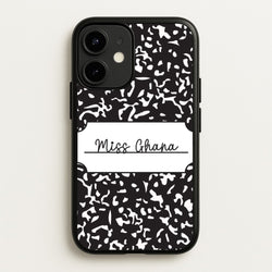 Personalised School Notebook iPhone 12 Mini Case