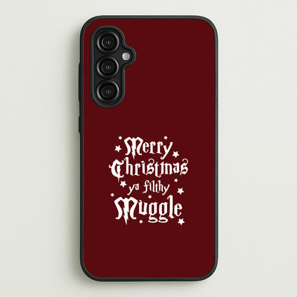 Merry Christmas You Filthy Muggle Galaxy A14 Case