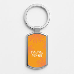 Paradise Lyrics Silver Metal Keyring