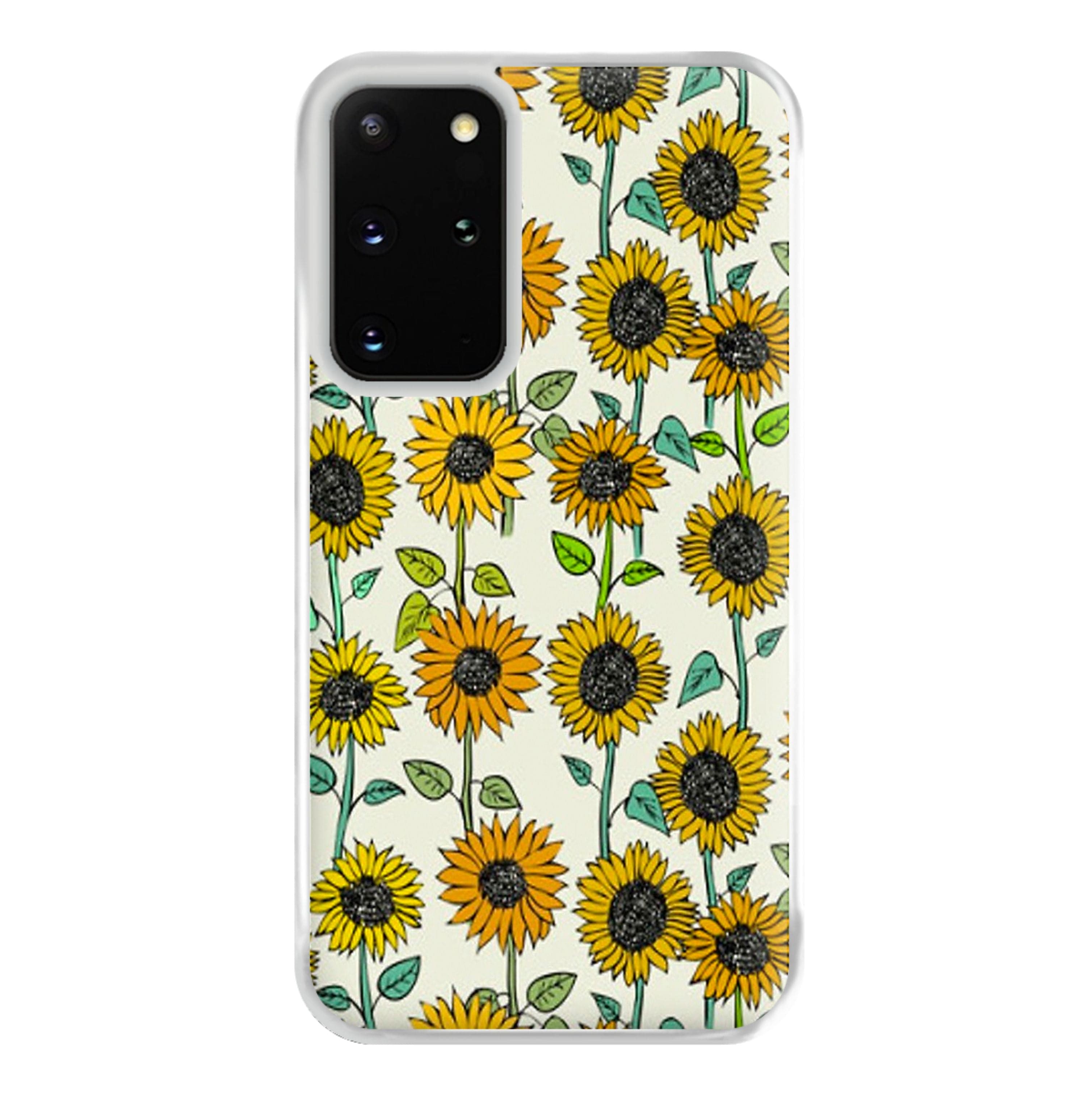 Painted Sunflowers Phone Case