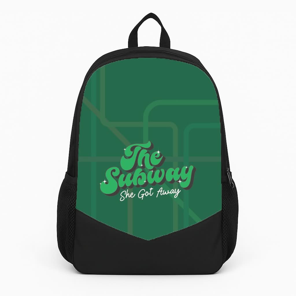 Subway Green Backpack