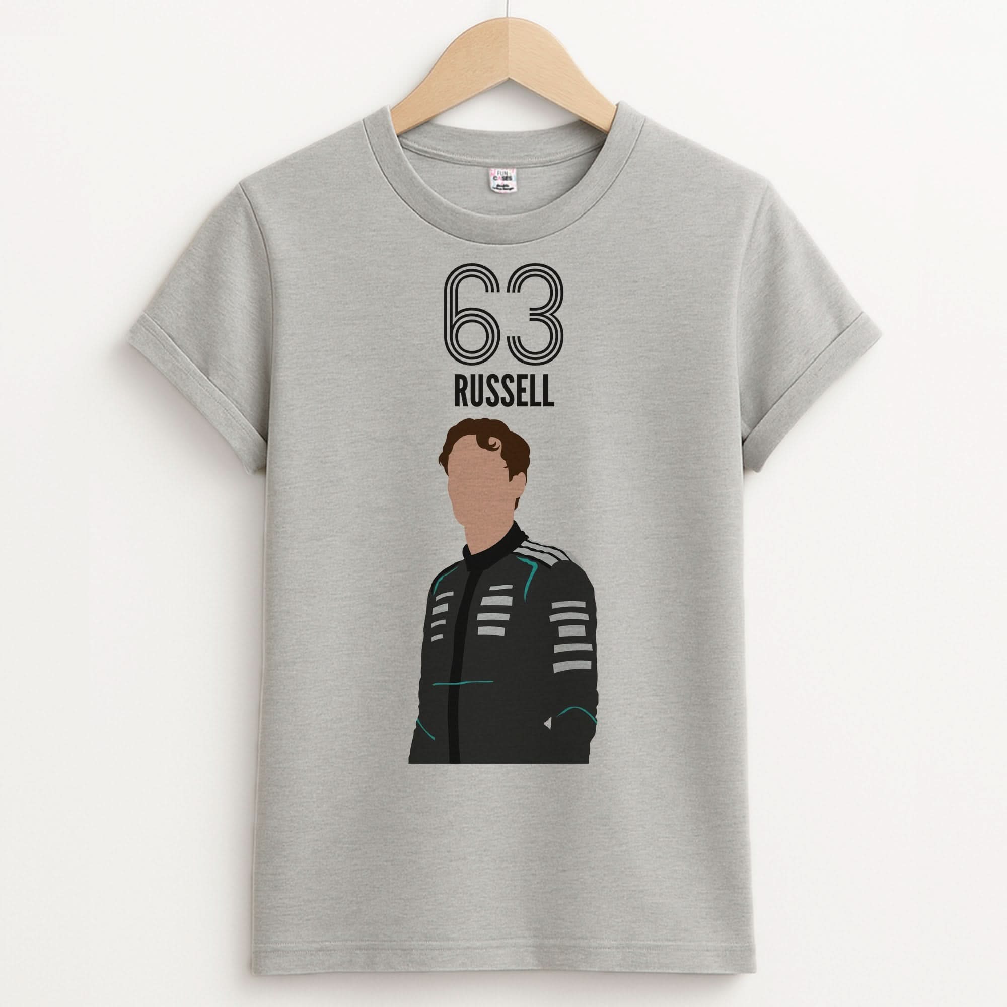 Russell 2026 Unisex Grey T-Shirt