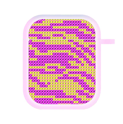 Sequin Tiger Pattern AirPods Case