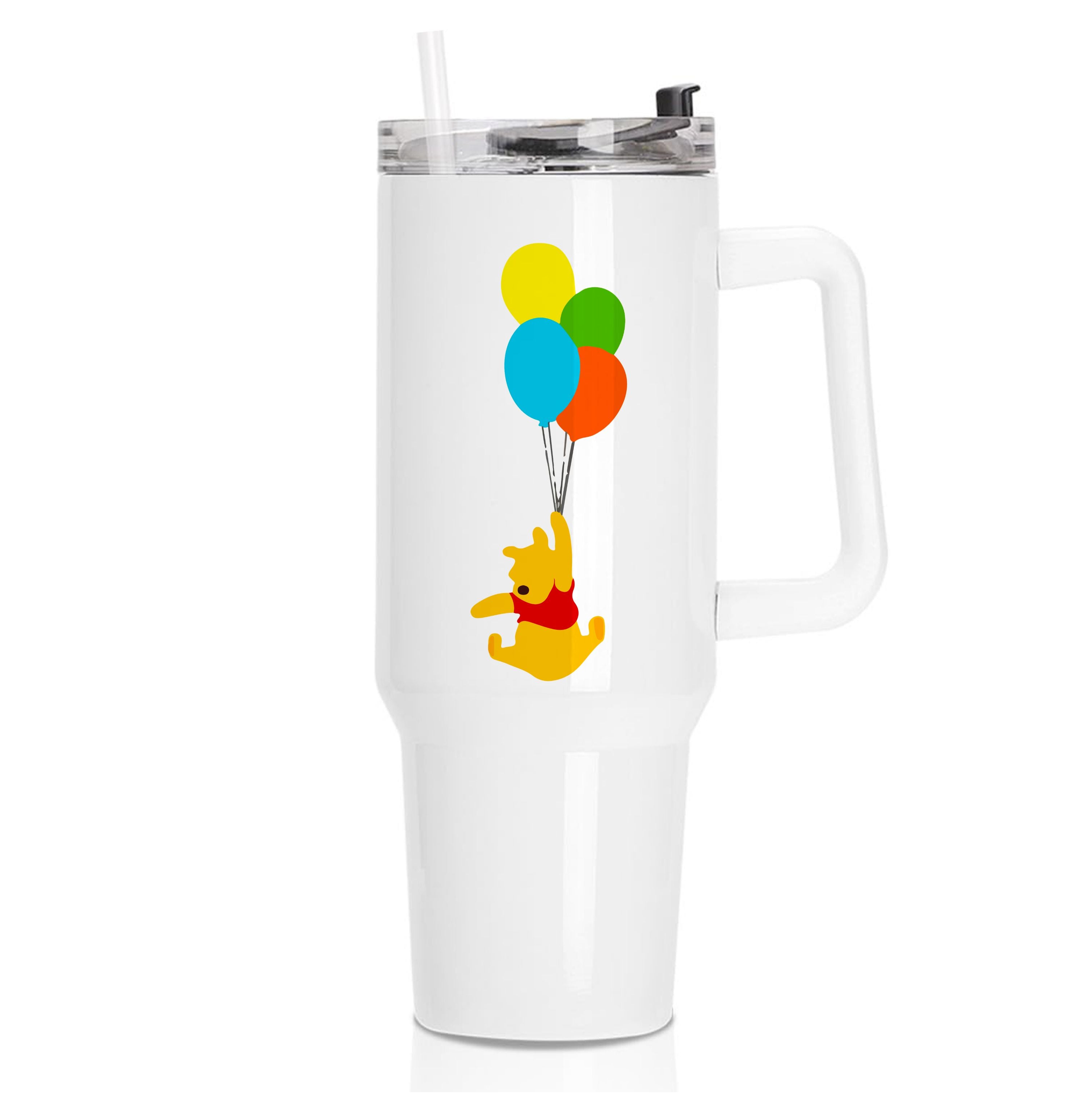 Pooh On Balloons Tumbler