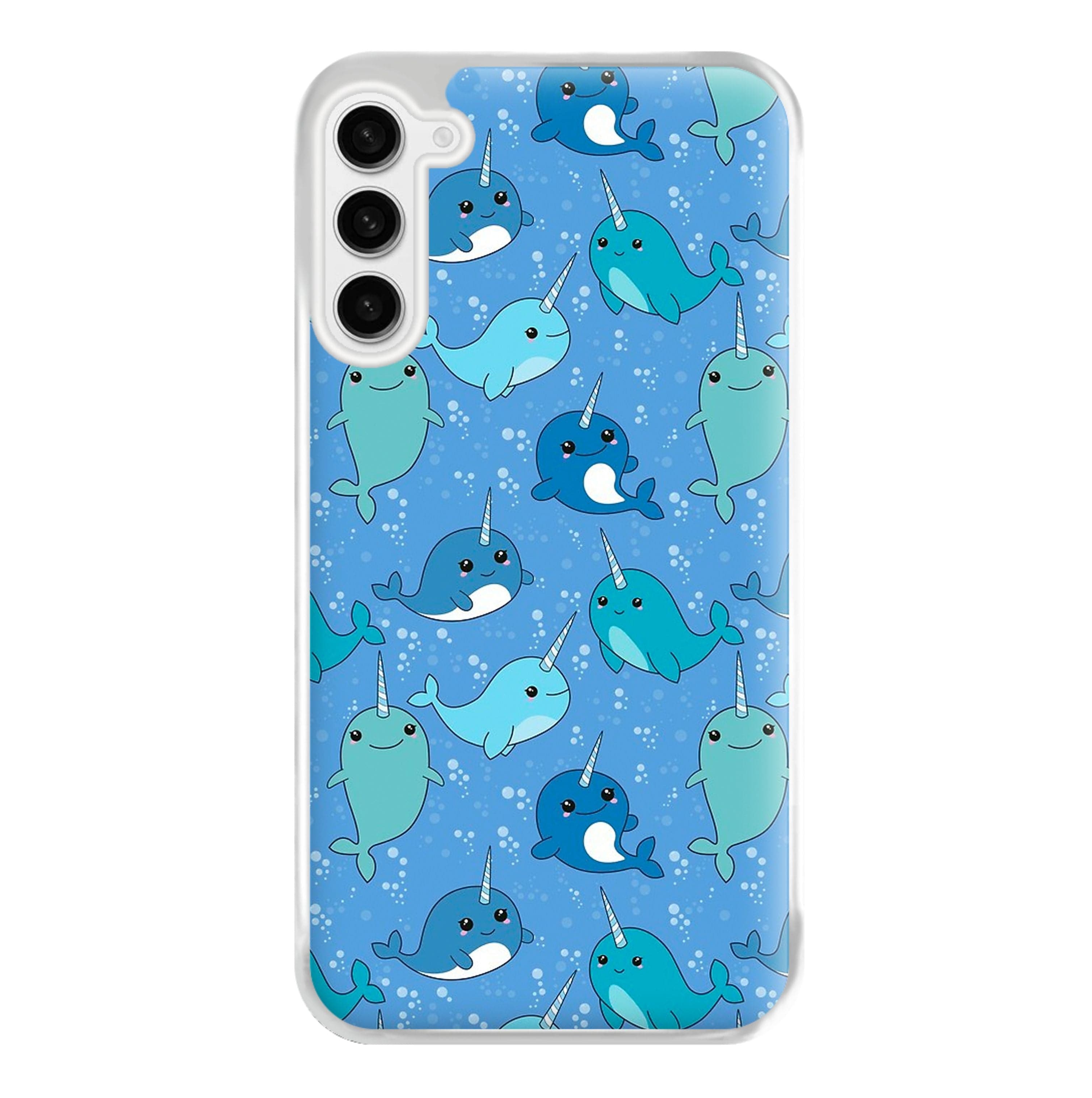 Narwhal Pattern Phone Case