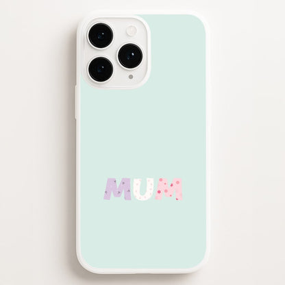 Mum Patchwork iPhone 16 Pro Case