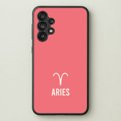Aries Pastel Zodiac Galaxy A13 Case