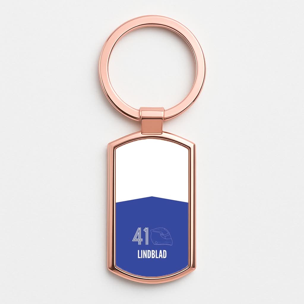 Lindblad Helmet 2026 Rose Gold Keyring