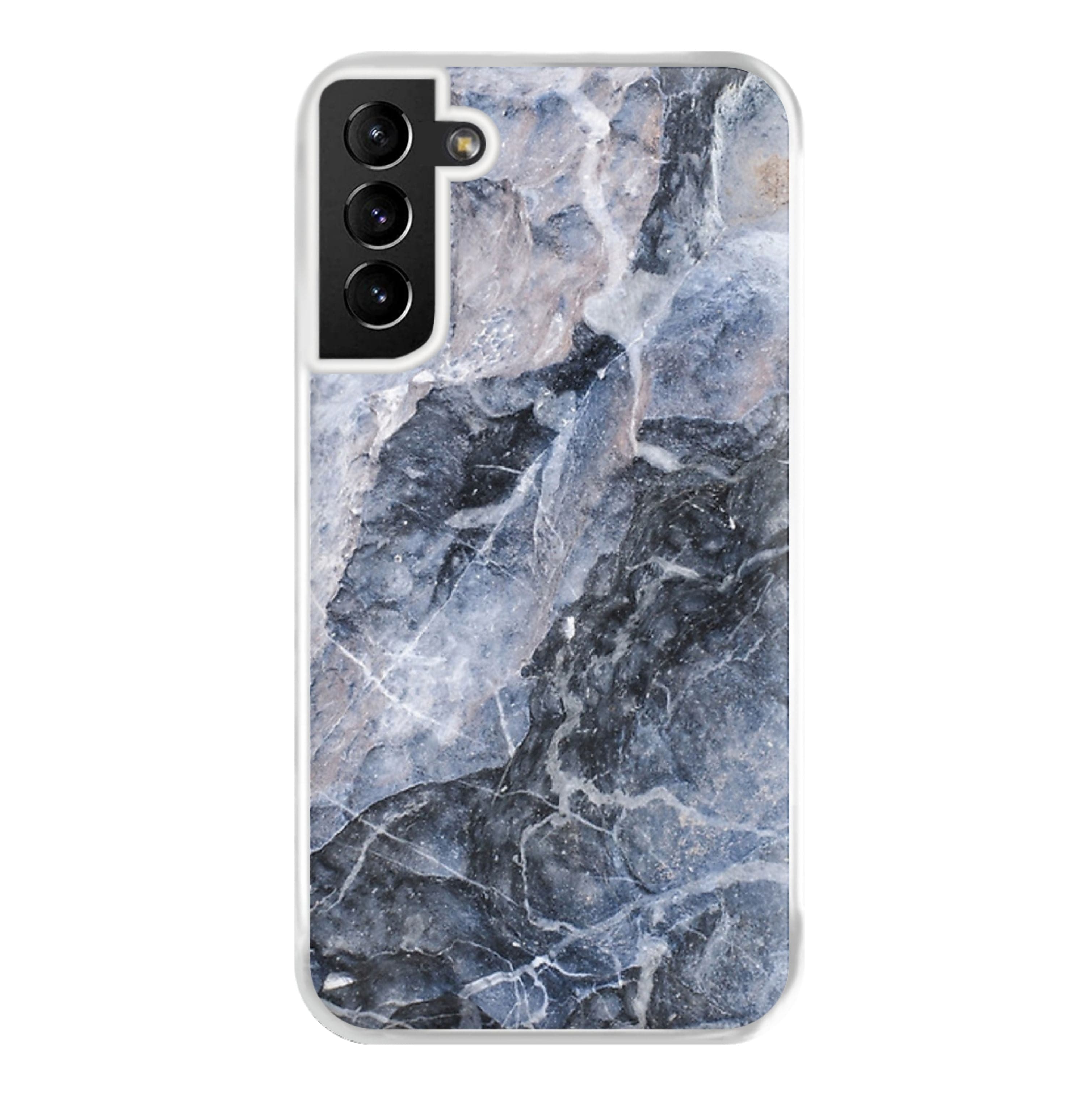 Grey and White Marble Phone Case