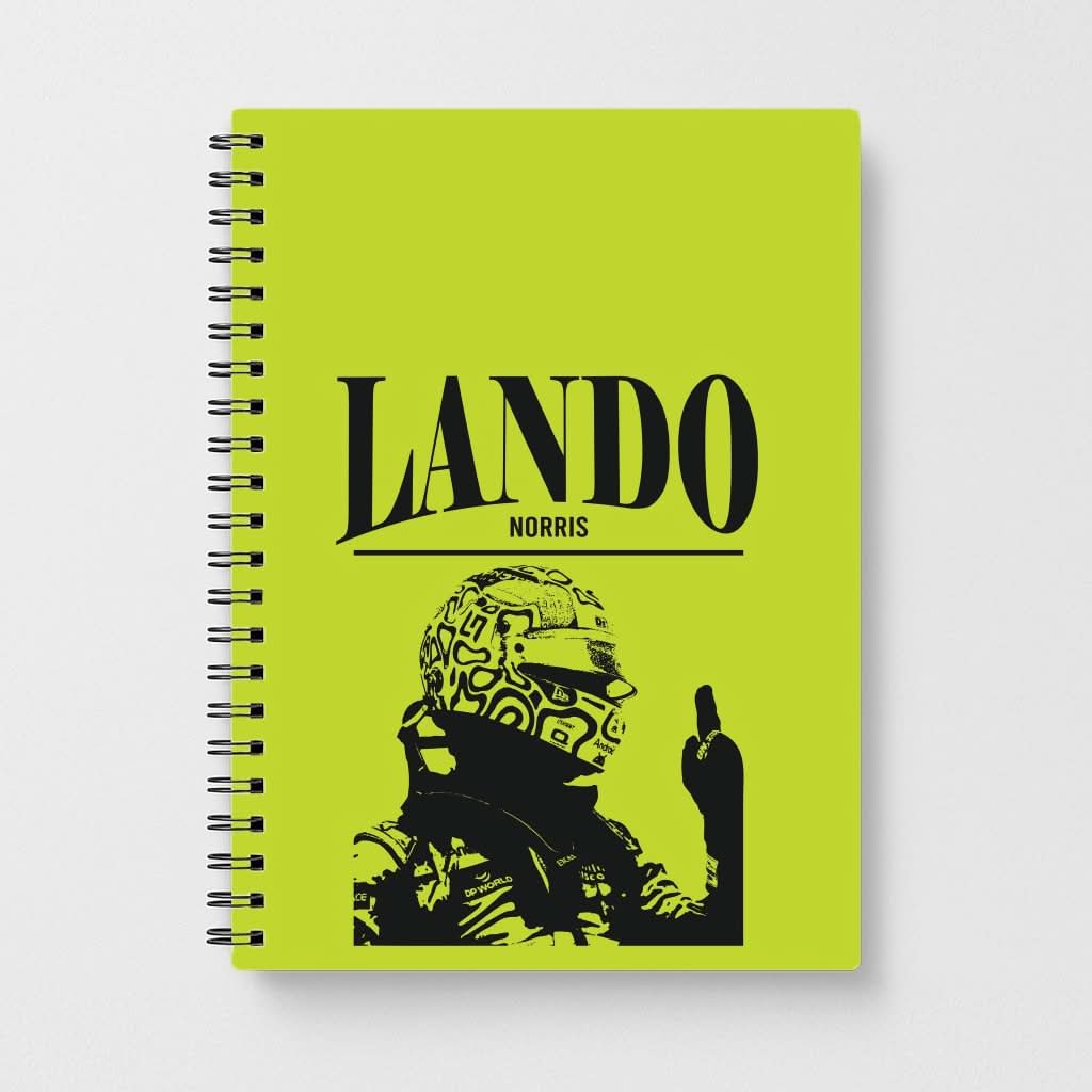 Lando Black And Green  Notebook