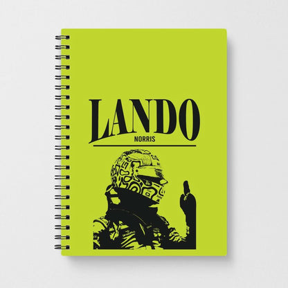 Lando Black And Green  Notebook