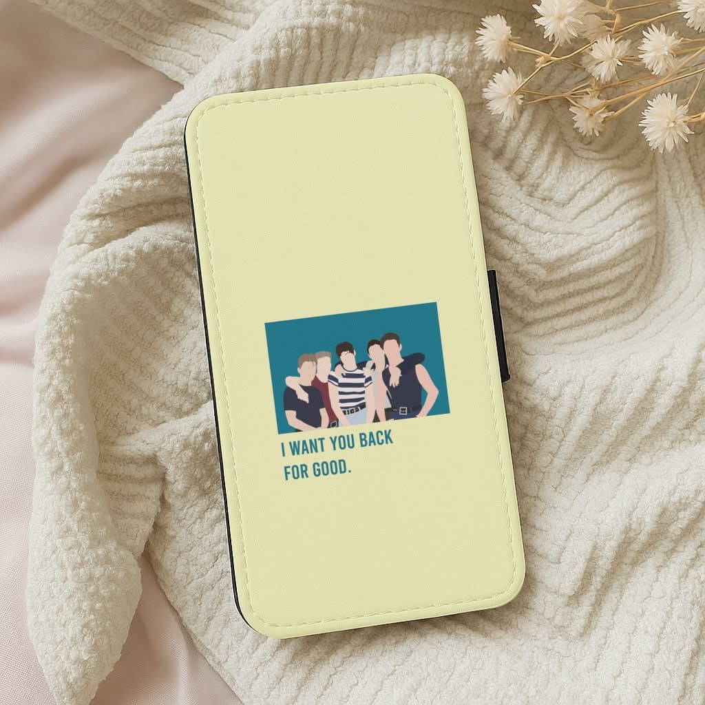 I Want You Back Leather Phone Case