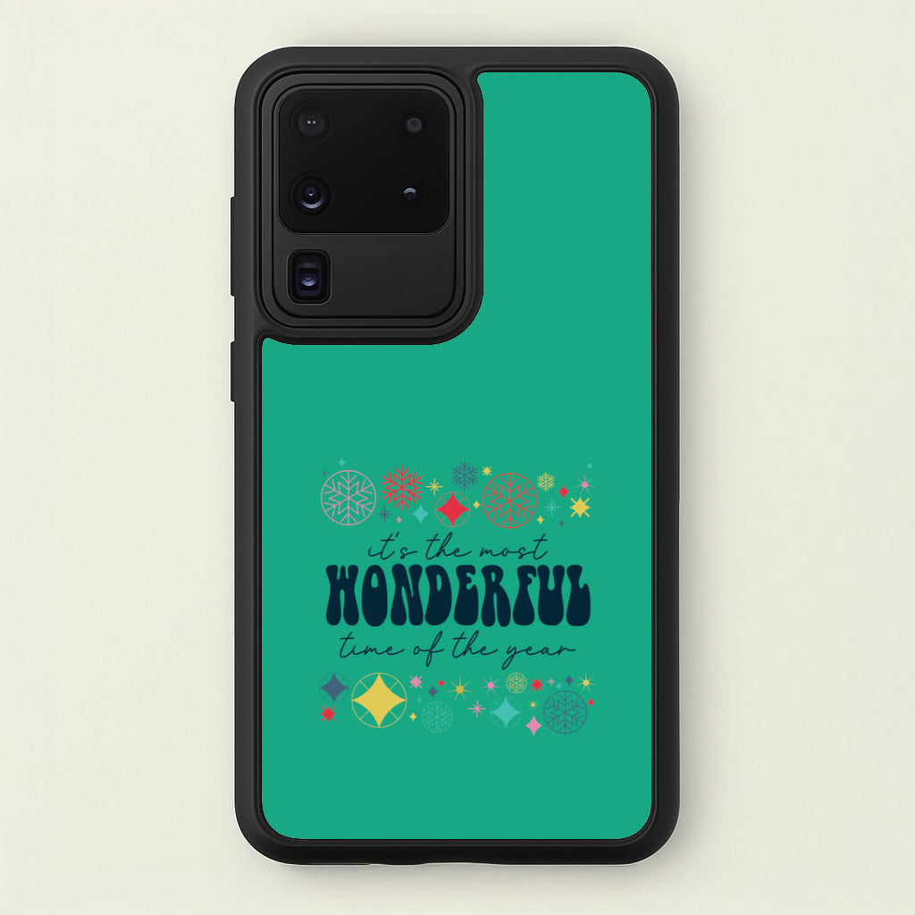 The Most Wonderful Time Of The Year Geometric Galaxy S20 Ultra Case