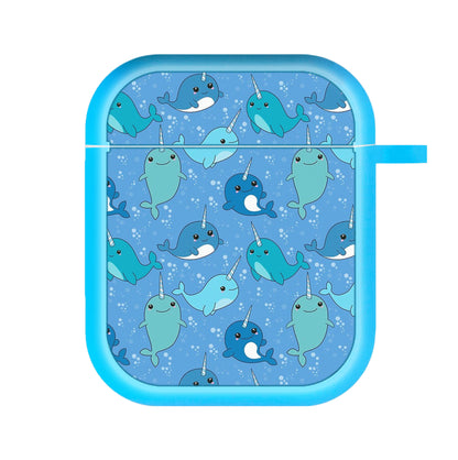 Narwhal Pattern AirPods Case