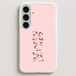 Floral Varsity Mum Galaxy S25FE Case