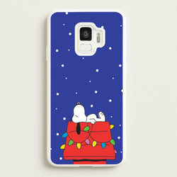 Cartoon Beagle Fairylights Galaxy S9 Case