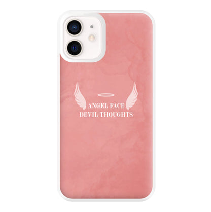 Angel Face Devil Thoughts Phone Case