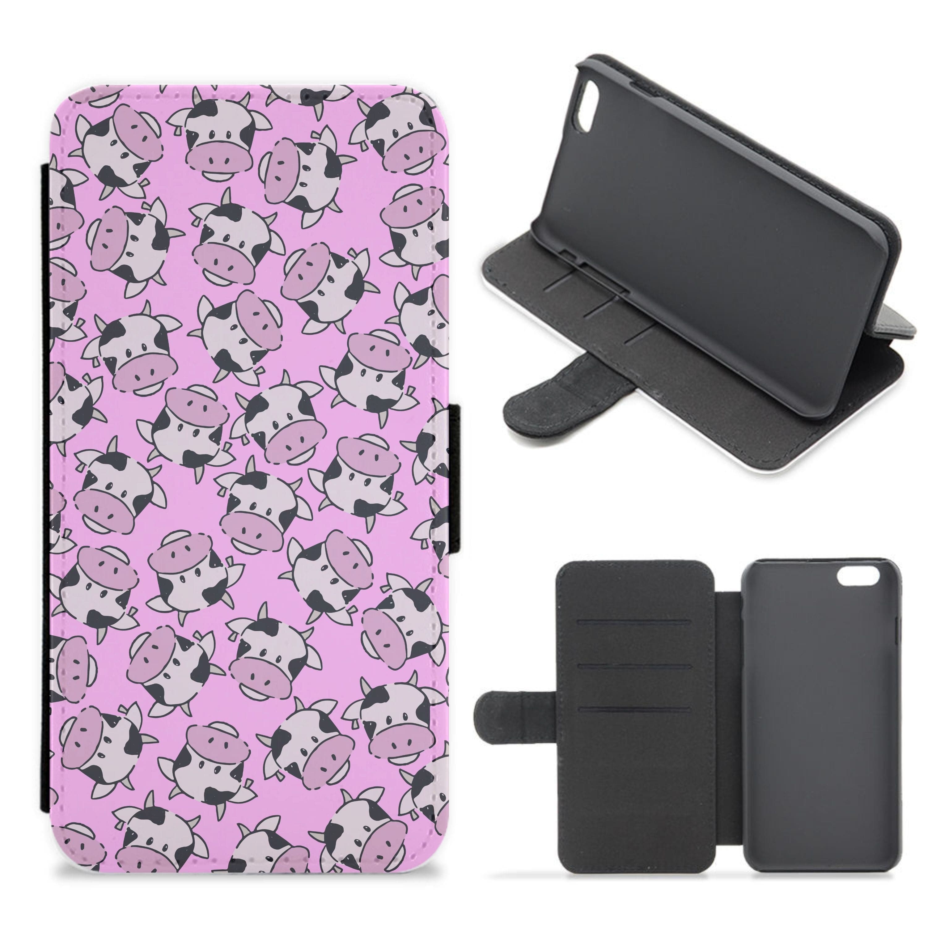 Cows - Animal Patterns Flip / Wallet Phone Case