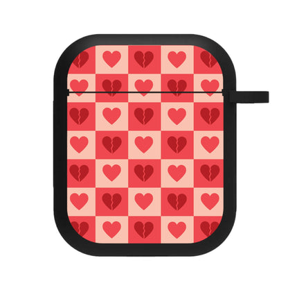 Valentine's Heart Pattern 2 AirPods Case