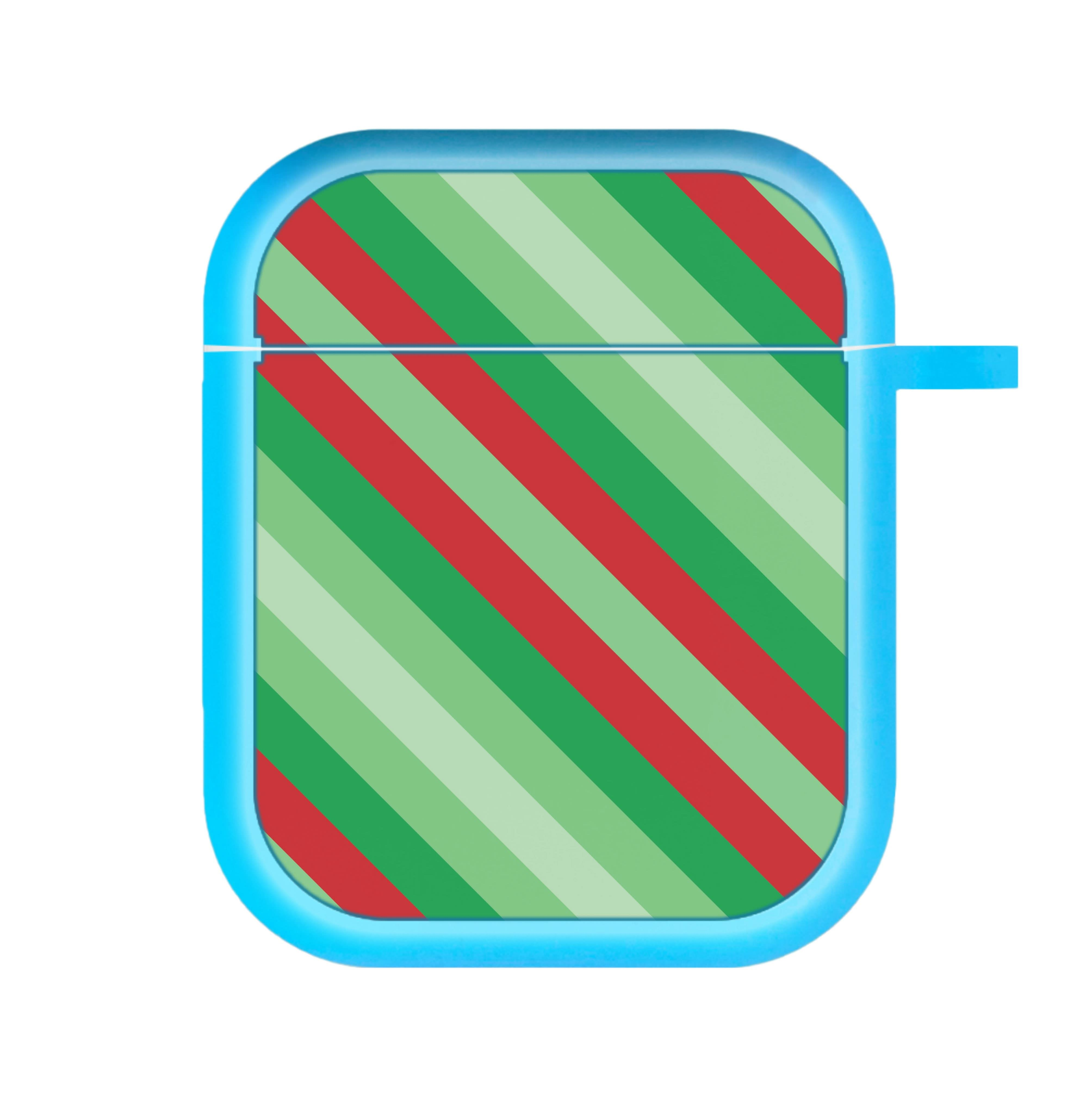 Wrapping Paper Green Pattern AirPods Case