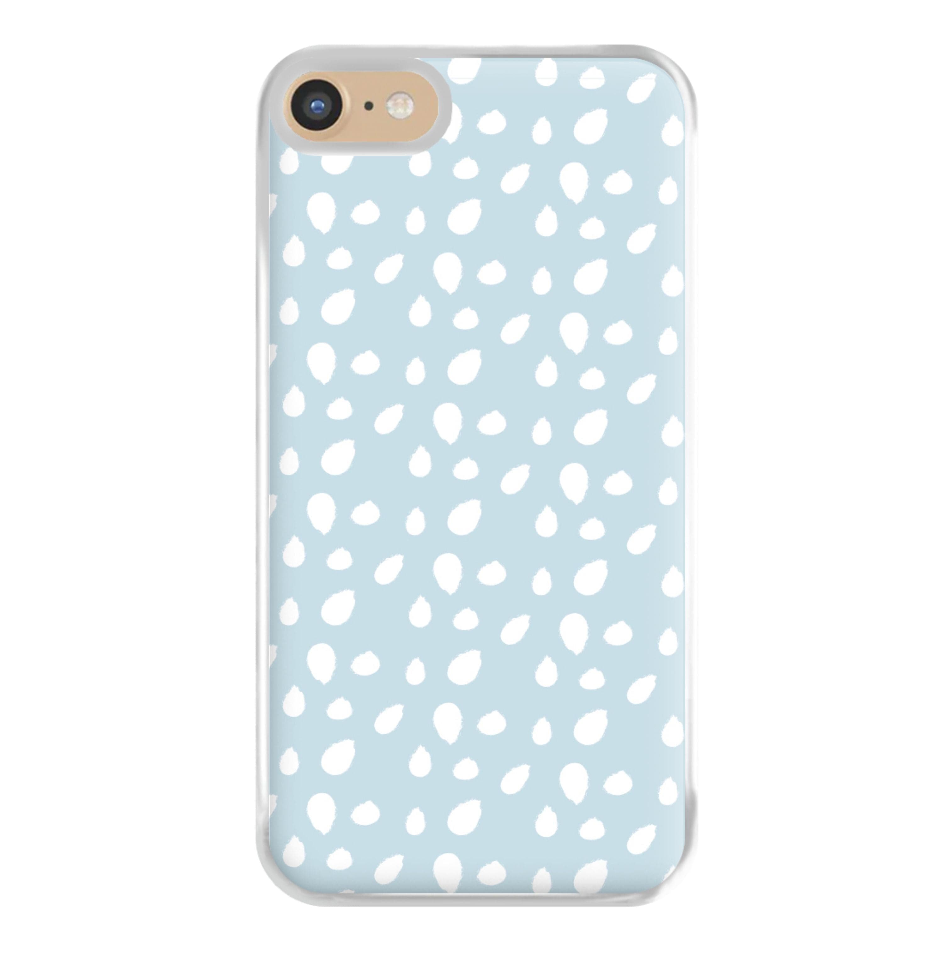 Pastel Blue Dots Phone Case