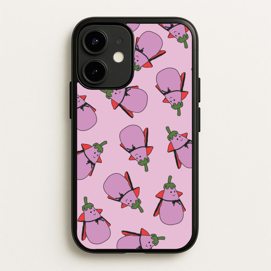Vampire Vegetable Pattern - Halloween iPhone 12 Mini Case