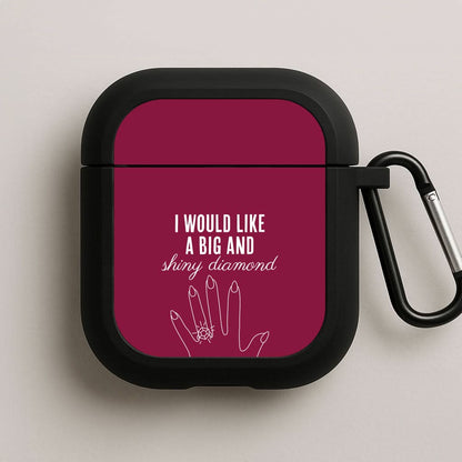 Shiny Diamond Black AirPods Case