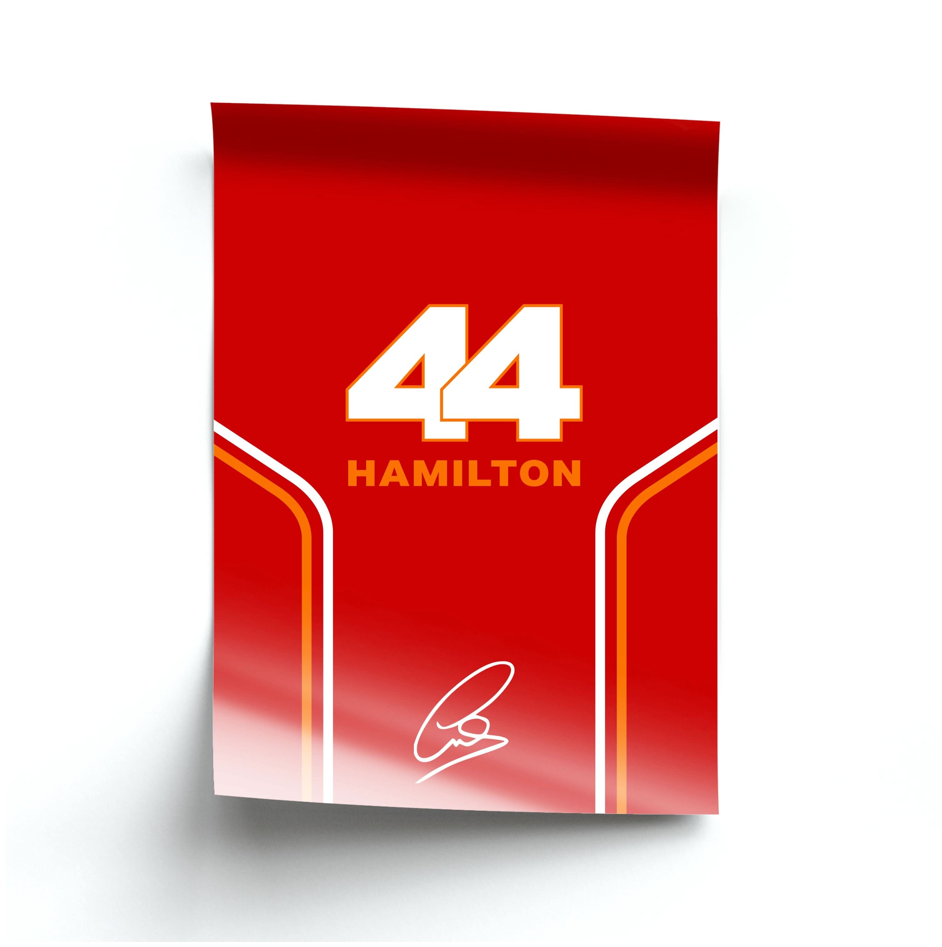 Stripes 44 Hamilton Poster