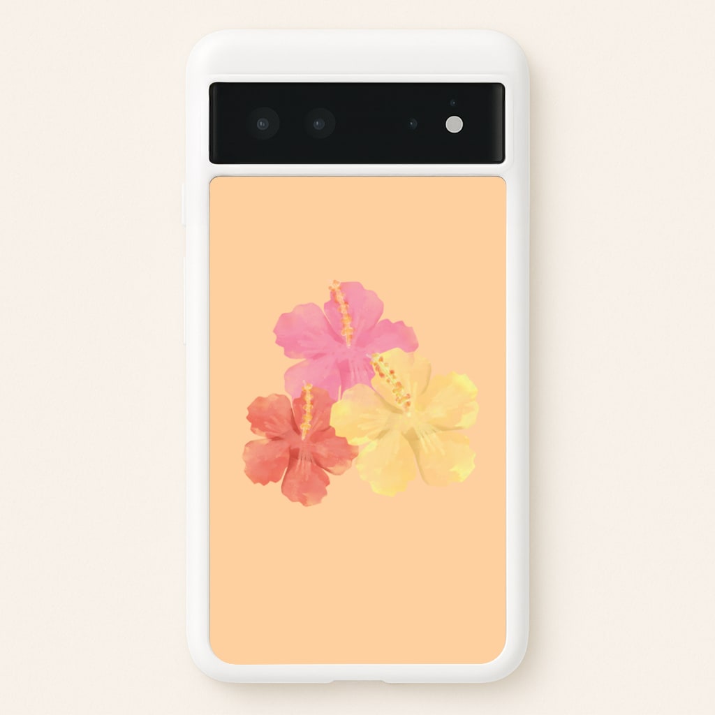 Hibiscus Sunset Google Pixel 6 Case