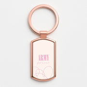 Army Forever Pink Luxury Keyring 4