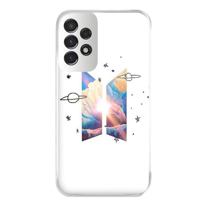 Space K-Pop Band Logo Phone Case