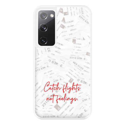 Catch Flights Not Feelings Collage Galaxy S20FE Case