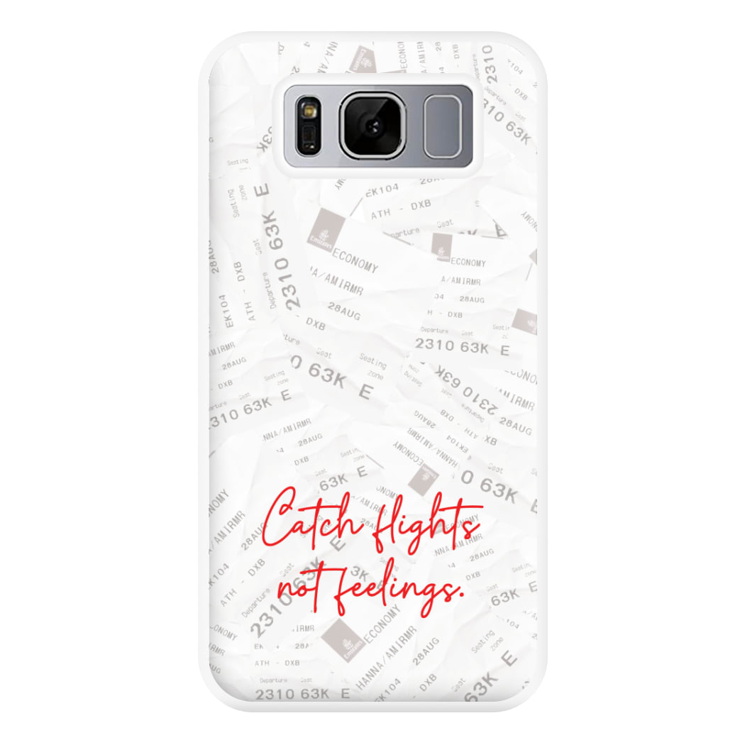 Catch Flights Not Feelings Collage Galaxy S8 Case