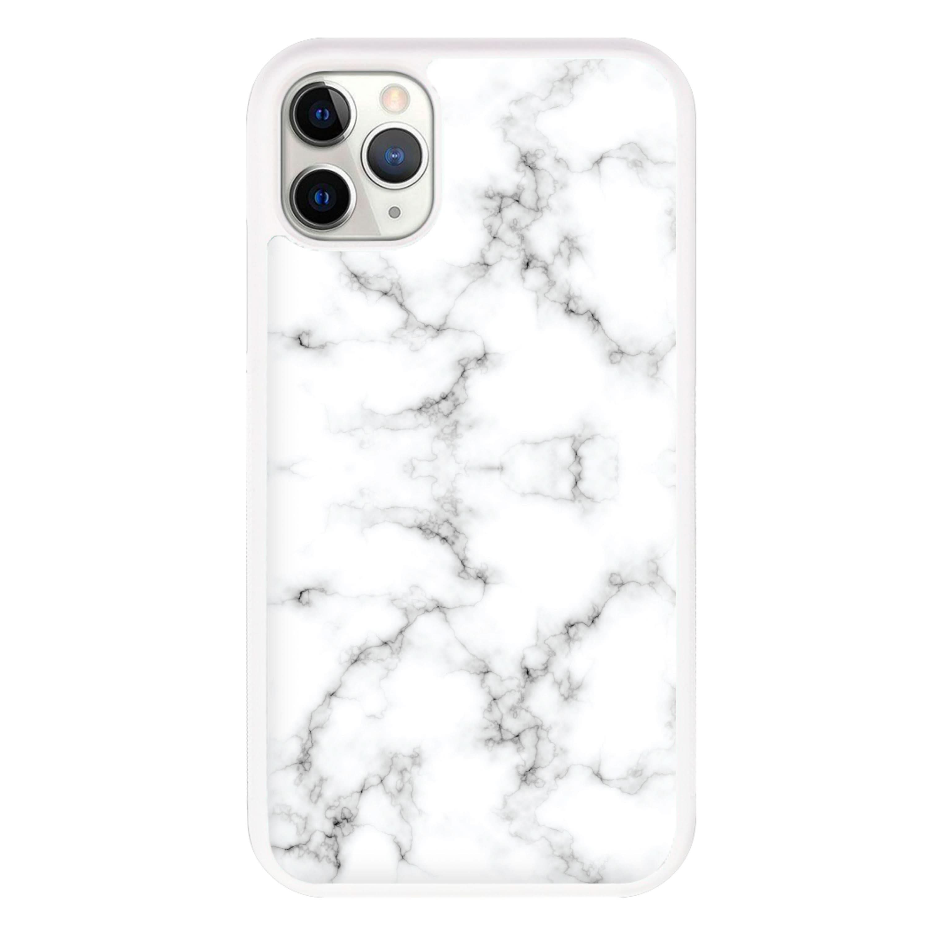 White Marbled  Phone Case