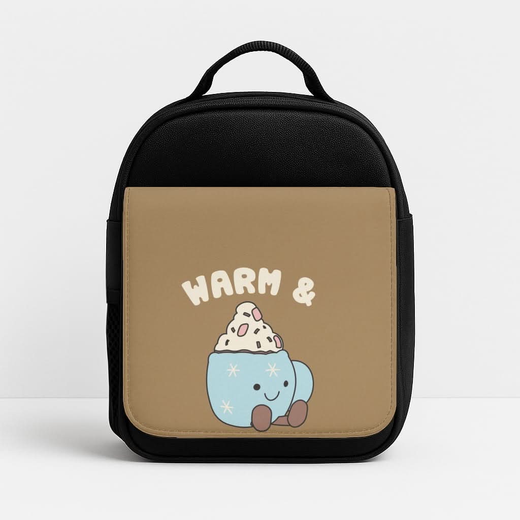 Hot Cocoa Plush Quote Lunchbox