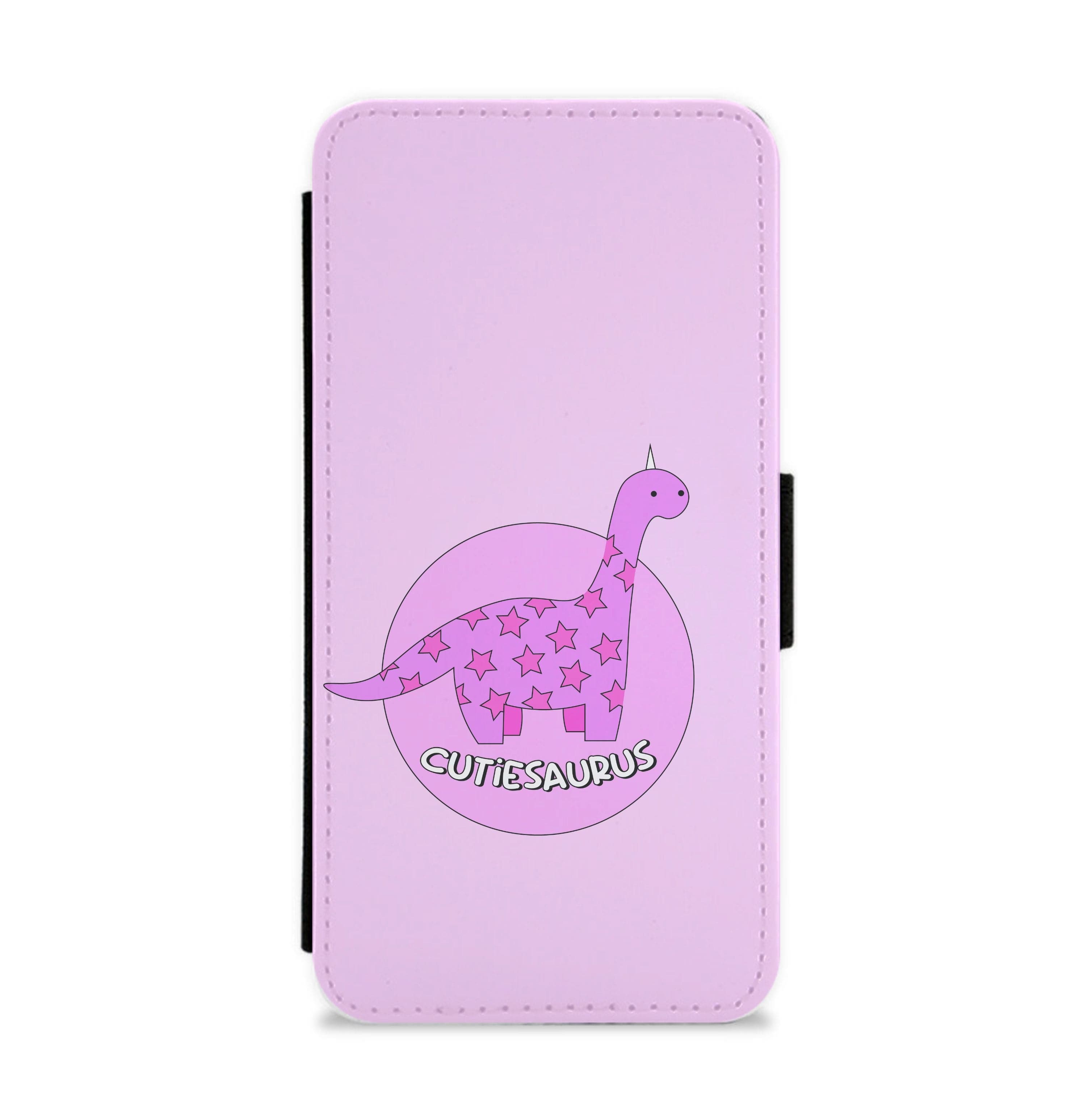 Cutiesaurus - Dinosaurs Flip / Wallet Phone Case