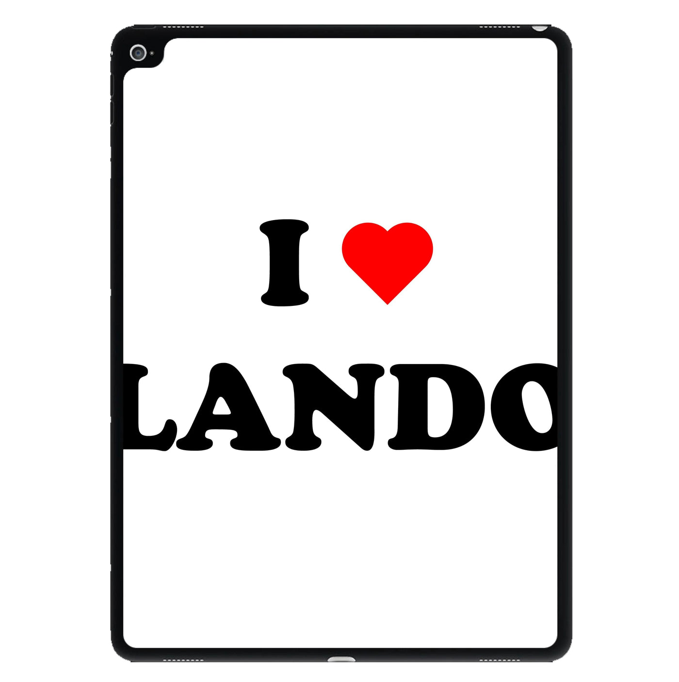 I Love Lando iPad Case