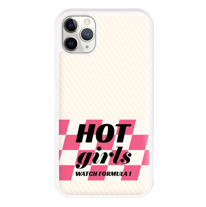 Hot Girls Watch Formula One Phone Case