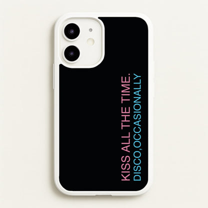Disco Occasionally Text iPhone 12 Mini Case