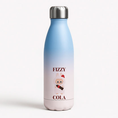 Fizzy Cola Monster Blue Water Bottle