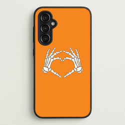 Skeleton Heart Galaxy A14 Case